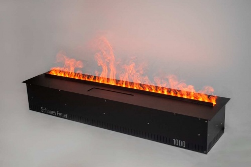 Электроочаг Schönes Feuer 3D FireLine 1000 Pro со стальной крышкой в Великом Новгороде